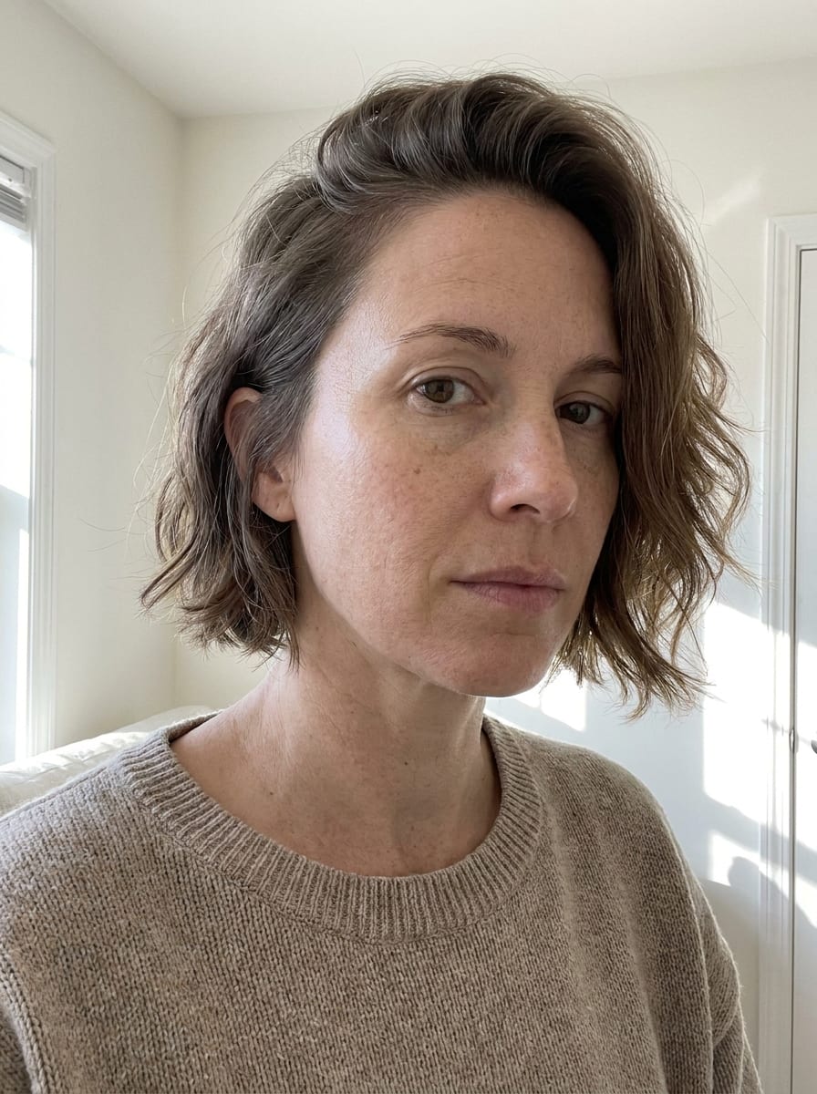 Soft Bob mit Seitenscheitel - Frisur für ovales Gesicht